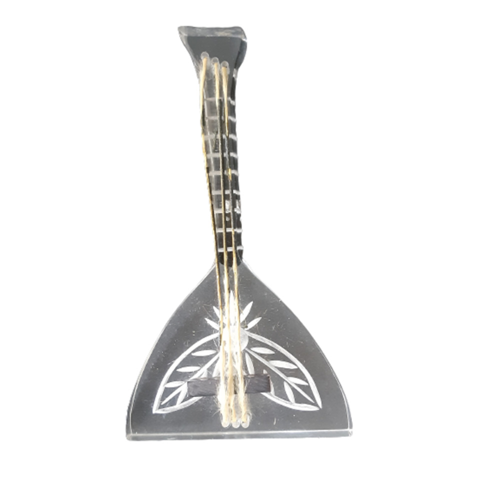 Bakelite Brooch - Balalaika lute - Russian Stringed Instrument - 1940's